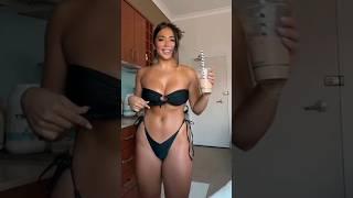 Bikini&Frappe Baddie #bikini #twerk #hot #girl #viral #fyp #shorts #tiktok #lingerie #haul #model