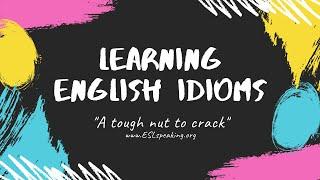 A tough nut to crack (English idioms and phrases) | Learn American English in 1 Minute a Day