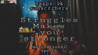 Struggles Makes You Stronger (Motivational Speech)  Julamri TV (Vlog #1)