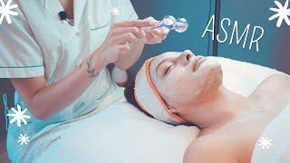 ASMR | Masaje facial, limpieza y máscara con sonidos relajantes  En español