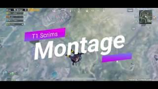 T1 Scrims Montage|Pubg Mobile Gameplay|ft.Legend Abdul