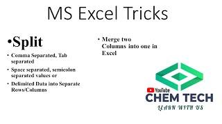 Split Comma Separated Values in Excel and Vice Versa| Delimited Data into Separate Rows