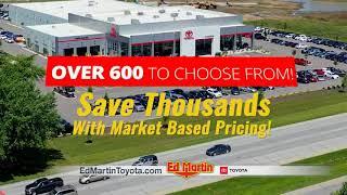 August is the time to buy at Ed Martin Toyota!