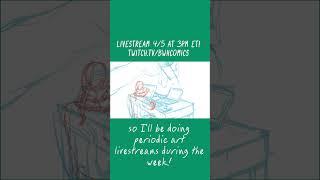 Art Livestream 4/5/2024 on Twitch! #artlivestream #timelapsedrawing #supportindieartists