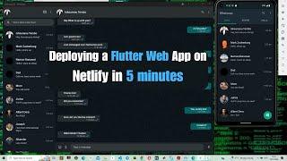 Deploying a flutter web app in less than 5 minutes on netlify