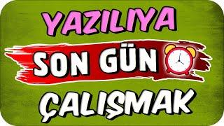 Yazılıya Çalışmayı Son Güne Bırakanlar İzlesin!  6.Sınıf Taktikleri