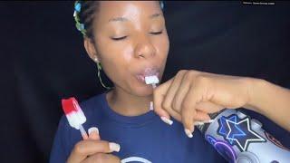 {ASMR} Lollipop Eating Review 