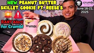 NEW Crumbl Cookies Review: PB Skillet Reese's, Berry Cake, Wedding, Toffee, Cinnamon, Triple Choco
