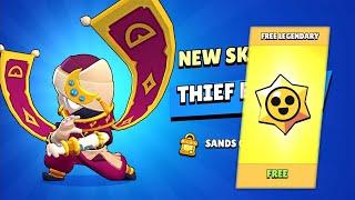 THIEF EDGAR IS HERE!!! LEGENDARY NEW GIFTS 14 NEW BRAWLERS BRAWL STARS UPDATE!!