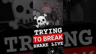 LARS ULRICH TRYING TO BREAK HIS SNARE LIVE (2025) #METALLICA #shorts