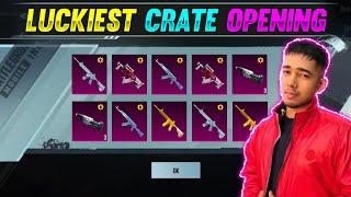 Top 15 YouTubers Luckiest Crate Opening || Crate Opening PUBG/BGMI || Scout, Dynamo, Paras Official