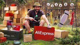 CHECKING THINGS with ALIEXPRESS for SURVIVAL in the forest