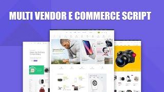 Multi Vendor Ecommerce Script for Online Shopping Website