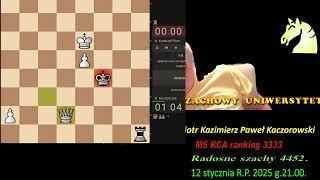 Szachy radosne Sztuka analizy, końcówki, turniej, odpowiedzi. RS.4555 Lichess.org [PL]