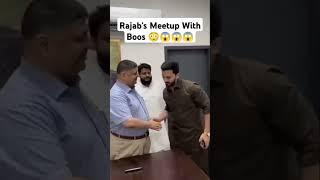 Rajab meetup with boss #rajabfamily #haider #rajab #rajabvlog #funny #