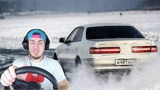 ЗИМНИЙ ДРИФТ НА МАРК 2 - City Car Driving + РУЛЬ