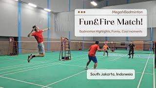 Smiles, Smashes & Slip-Ups – Chill Badminton Highlights 