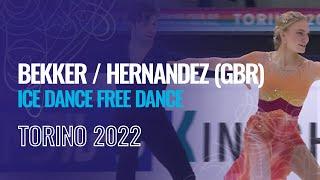 BEKKER / HERNANDEZ (GBR) | Ice Dance Free Dance | Torino 2022 | #JGPFigure