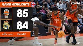 Valencia Basket - Real Madrid (85-84) GAME HIGHLIGHTS | Liga Endesa 2024-25