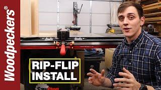 RIP-FLIP Setup for Repeatable Table Saw Cuts | Woodpeckers Tools