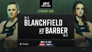 UFC VEGAS 107 LIVE BLANCHFIELD VS BARBER LIVESTREAM & FULL FIGHT NIGHT COMPANION