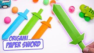 Easy origami sword || How to make paper sword