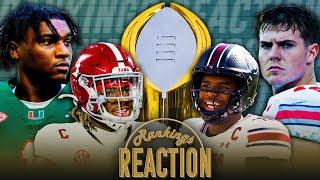 Alabama, Miami, South Carolina: Last spot UP FOR GRABS in CFP Rankings | Rankings Reaction 