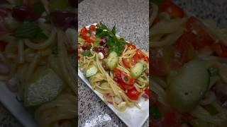 spaghetti salad recipe | Italian spaghetti salad recipe