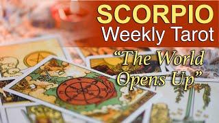 SCORPIO "BIG CHANGE OF DIRECTION! THE WORLD OPENS UP" Weekly Tarot Reading June 9th-15th 2025