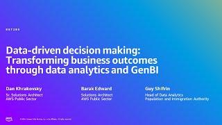 AWS Summit Tel Aviv 2024 - Transforming business outcomes through data analytics and Gen BI (DGT205)