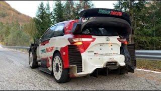 TEST Ogier & Evans Toyota Yaris WRC Plus Pre WRC ACI Rally Monza 2021