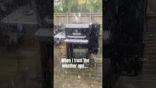 Masterbuilt Gravity Series grilling in the rain…..