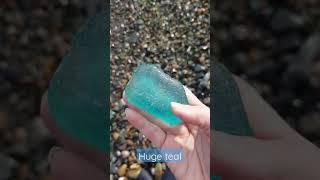 Sea glass hunting
