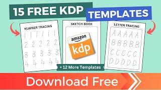 15 Free Amazon KDP Interior Templates - Download Now!