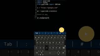 Generate QRCode using Python | Easy | #python #shorts