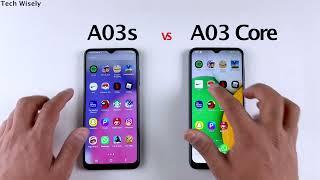 SAMSUNG A03s vs A03 Core SPEED TEST