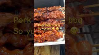 PORK BBQ # pork#skewers #mouthwatering #viralshort