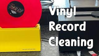 Vinyl Record Cleaning Process