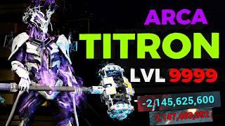 Broken Arca Titron Slam Build vs Lvl 9999 [Warframe]