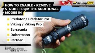 Armytek Tactical LED Flashlights: Strobe Light Operations