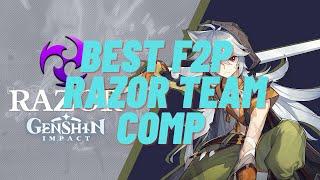 Best Free to play (f2p) team comps for Razor | Genshin Impact