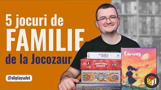 5 jocuri de familie de la Jocozaur.ro | cu Ali Plays a Lot