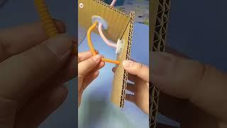 Cardboard new craft with plastic bottle  | #shorts #yt20