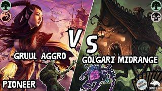 Golgari Midrange VS Gruul Aggro [MTG Pioneer]