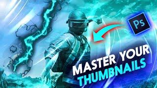 Make Gaming Thumbnails on Android | Lightning Effect Thumbnail editing tutorial #2 | Adobe PS touch
