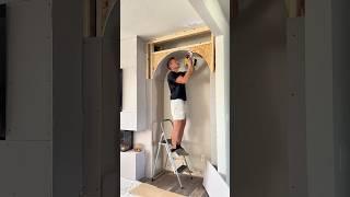 DIY Archway #carpentery #diy #woodwork #drywall #contractor #diyprojects