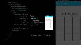 flutter TICTACTOE GAME APP #flutter #coding #flutterdev #code #coder #android #flutterio #developer