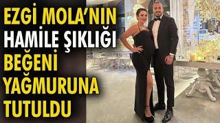 Ezgi Mola'nın Hamile Şıklığı Beğeni Yağmuruna Tutuldu
