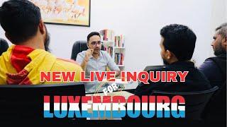 Live Inquiry for Luxembourg Work Permit | Jobs in Europe | Jobs in Luxembourg | #europe #visa #job