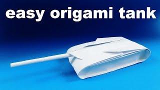 How to Make a Paper Tank. Origami tank